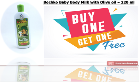 BUY ONE GET ONE FREE BOCHKO Baby Body Milk with olive oil - 200 ml