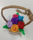 Handmade Decorative Gift Baskets with Flowers