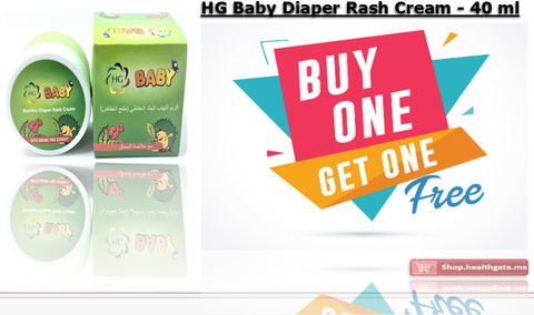 BUY ONE GET ONE FREE HG Baby Diaper Rash Cream - 40 ml