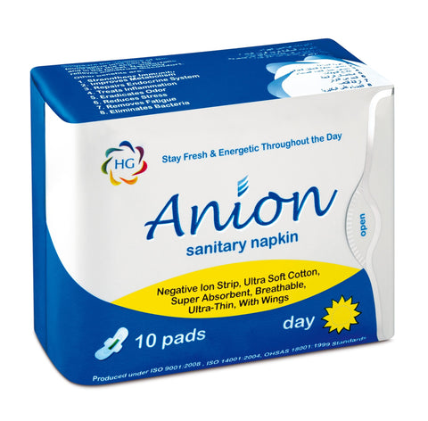 HG Anion Sanitary Napkin - Day