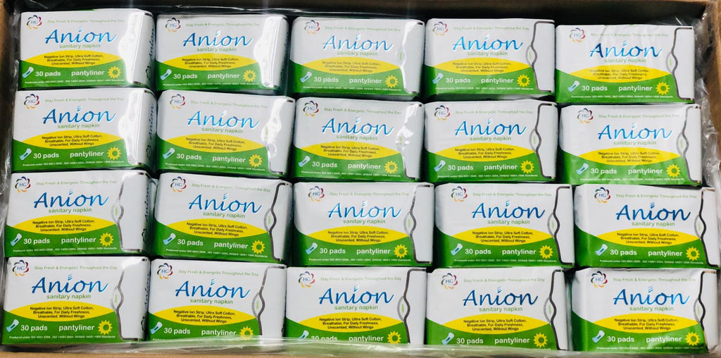 Anion Sanitary Napkin Pantyliner 1 box (100 packs) – Health Gate