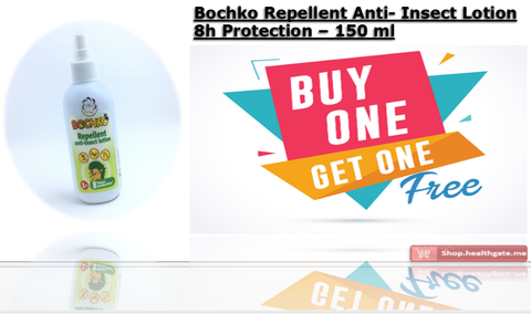BUY ONE GET ONE FREE BOCHKO Repellent Anti-Insect Lotion 8h Protection - 150 ml